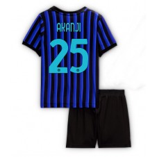 Inter Milan Manuel Akanji #25 Hjemmedraktsett Barn 2025-26 Kortermet (+ korte bukser)
